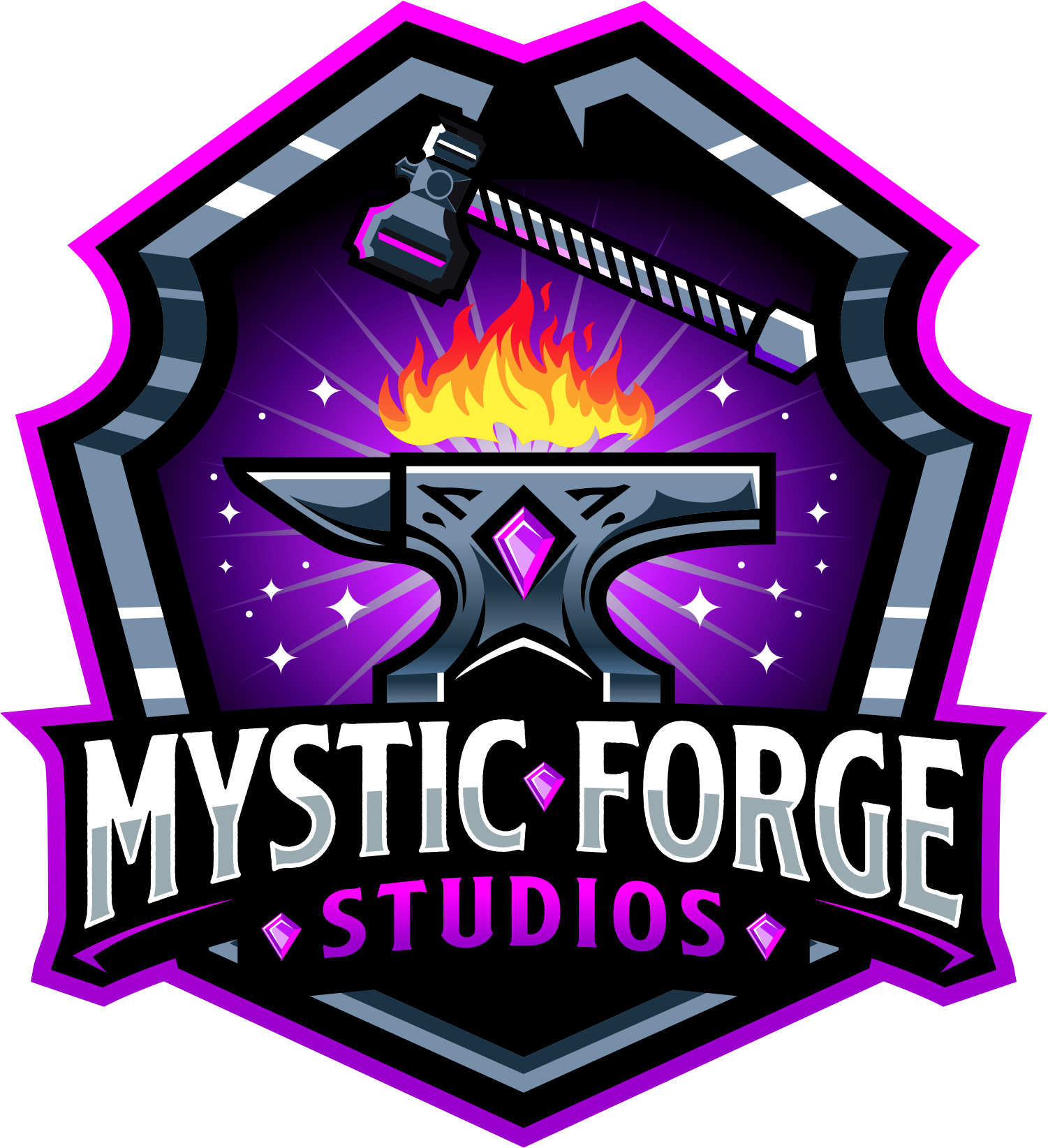 Mystic Forge Studios - Independent Game Development Studio Logo